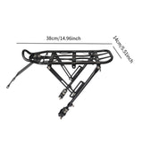 Maxbell Mountain Bike Rear Cargo Rack Sturdy Bike Rack for Road Bike Outdoor Cycling