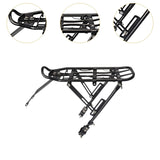 Maxbell Mountain Bike Rear Cargo Rack Sturdy Bike Rack for Road Bike Outdoor Cycling