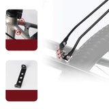 Maxbell Mountain Bike Rear Cargo Rack Sturdy Bike Rack for Road Bike Outdoor Cycling