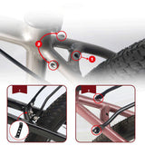 Maxbell Mountain Bike Rear Cargo Rack Sturdy Bike Rack for Road Bike Outdoor Cycling