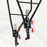 Maxbell Rear Bicycle Rack Pannier Rack Tailstock Load Bearing 24.9kg Bike Cargo Rack
