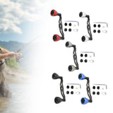 Maxbell Reel Handle Universal Rotatable Sturdy Handle Grip for Seaside Lakeside Boat Red