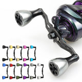 Maxbell Reel Handle Universal Rotatable Sturdy Handle Grip for Seaside Lakeside Boat Silver
