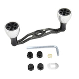 Maxbell Reel Handle Universal Rotatable Sturdy Handle Grip for Seaside Lakeside Boat Silver