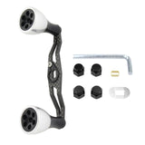 Maxbell Reel Handle Universal Rotatable Sturdy Handle Grip for Seaside Lakeside Boat Silver