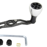 Maxbell Reel Handle Universal Rotatable Sturdy Handle Grip for Seaside Lakeside Boat Silver