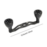 Maxbell Reel Handle Universal Rotatable Sturdy Handle Grip for Seaside Lakeside Boat Black