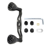 Maxbell Reel Handle Universal Rotatable Sturdy Handle Grip for Seaside Lakeside Boat Black