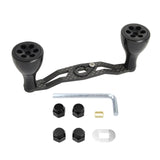 Maxbell Reel Handle Universal Rotatable Sturdy Handle Grip for Seaside Lakeside Boat Black