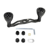 Maxbell Reel Handle Universal Rotatable Sturdy Handle Grip for Seaside Lakeside Boat Black