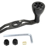 Maxbell Reel Handle Universal Rotatable Sturdy Handle Grip for Seaside Lakeside Boat Black