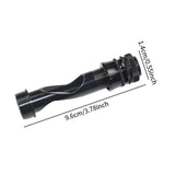 Maxbell DIY Fly Fishing Rod Seat Portable Fishing Gears Metal Compact Fishing Tackle 9.6cm 14mm