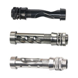 Maxbell DIY Fly Fishing Rod Seat Portable Fishing Gears Metal Compact Fishing Tackle 9.6cm 14mm