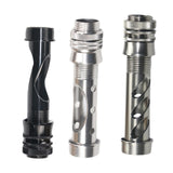Maxbell DIY Fly Fishing Rod Seat Portable Fishing Gears Metal Compact Fishing Tackle 9.6cm 14mm