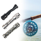 Maxbell DIY Fly Fishing Rod Seat Portable Fishing Gears Metal Compact Fishing Tackle 9.6cm 14mm