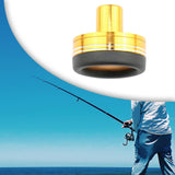 Maxbell Fishing Rod Butt Cap Portable for Sea Fishing Repair Component Rods Building gold
