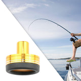Maxbell Fishing Rod Butt Cap Portable for Sea Fishing Repair Component Rods Building gold