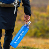 Maxbell Soft Water Bottle Portable Folding Kettle for Running Outdoor Sports Climbing 750 ml