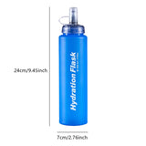 Maxbell Soft Water Bottle Portable Folding Kettle for Running Outdoor Sports Climbing 750 ml