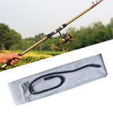 Maxbell 2x Fishing Rod Protective Cover Pouch Protector Velvet Fishing Pole Bag