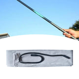 Maxbell 2x Fishing Rod Protective Cover Pouch Protector Velvet Fishing Pole Bag