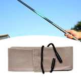 Maxbell 2x Fishing Rod Protective Cover Pouch Protector Velvet Fishing Pole Bag