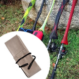 Maxbell 2x Fishing Rod Protective Cover Pouch Protector Velvet Fishing Pole Bag