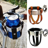 Maxbell Bike Water Bottle Holder PU Leather for Handlebar Strong Cycling Bottle Cage