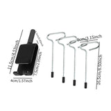 Maxbell Ice Anchor Tool Kit with 4 Threaded Pegs for Ice House Anchors Night Fishing