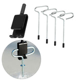 Maxbell Ice Anchor Tool Kit with 4 Threaded Pegs for Ice House Anchors Night Fishing