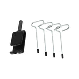 Maxbell Ice Anchor Tool Kit with 4 Threaded Pegs for Ice House Anchors Night Fishing