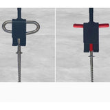Maxbell Ice Anchor Tool Kit with 4 Threaded Pegs for Ice House Anchors Night Fishing