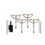 Maxbell 4x Ice Fishing Anchors Ice Anchor Tool Heavy Duty Metal Portable Tent Stakes