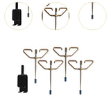 Maxbell 4x Ice Fishing Anchors Ice Anchor Tool Heavy Duty Metal Portable Tent Stakes