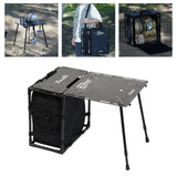 Maxbell Folding Table Lightweight Picnic Coffee Table for Patio Hiking Travel