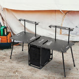 Maxbell Folding Table Ultralight with Storage Picnic Table for Barbecue Patio
