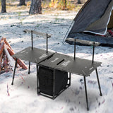 Maxbell Folding Table Ultralight with Storage Picnic Table for Barbecue Patio