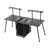 Maxbell Folding Table Ultralight with Storage Picnic Table for Barbecue Patio