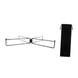 Maxbell 2xFoldable Cooler Stand Sturdy Foldable Stand Rack for Barbecue Cooking Travel Black