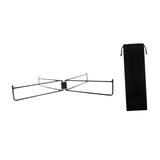 Maxbell 2xFoldable Cooler Stand Sturdy Foldable Stand Rack for Barbecue Cooking Travel Black