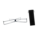 Maxbell 2xFoldable Cooler Stand Sturdy Foldable Stand Rack for Barbecue Cooking Travel Black