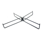 Maxbell 2xFoldable Cooler Stand Sturdy Foldable Stand Rack for Barbecue Cooking Travel Black