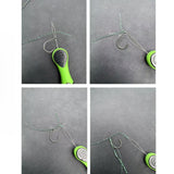 Maxbell Fishing Hook Eye Threader Gadget Handy Tool European Fishing Hook Tying Tool