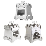 Maxbell Camping Wood Burner Compact with Carrying Bag for Emergency Garden Traveling Style A