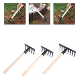 Maxbell Gardening Rake Gardening Tool for Indoor Potted Plants Backyard Garden Beach 5 toothed