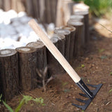 Maxbell Gardening Rake Gardening Tool for Indoor Potted Plants Backyard Garden Beach 5 toothed