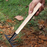 Maxbell Gardening Rake Gardening Tool for Indoor Potted Plants Backyard Garden Beach 5 toothed