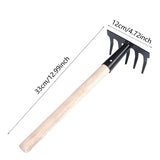 Maxbell Gardening Rake Gardening Tool for Indoor Potted Plants Backyard Garden Beach 5 toothed