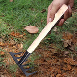 Maxbell Gardening Rake Gardening Tool for Indoor Potted Plants Backyard Garden Beach 6 toothed