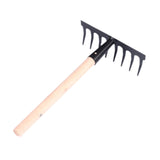 Maxbell Gardening Rake Gardening Tool for Indoor Potted Plants Backyard Garden Beach 8 toothed